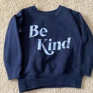 Pink Lily sweatshirt. Navy size 3T.